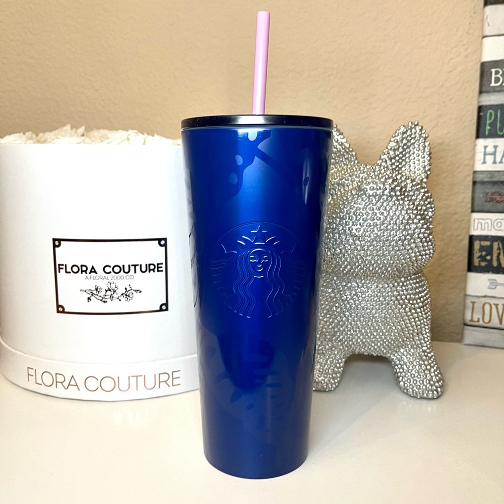 💙Starbucks💙NEW Blue‎ stainless Tumbler